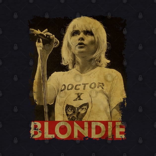 TEXTURE ART- Blondie - RETRO STYLE 2 by ZiziVintage